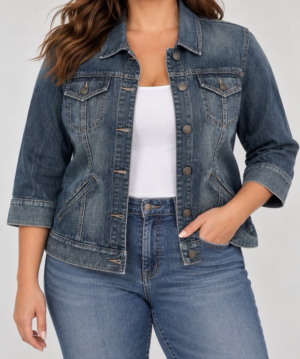 NWT!! Ann Taylor Loft Jean Jacket Women's Size 14 Denim